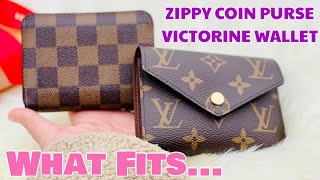 Louis Vuitton Zippy Coin Purse Vs Victorine Wallet [upl. by Hercules590]