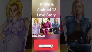 Android 18 and krillin get married  Krillin amp Android 18 Love Story Android18 Krillin love [upl. by Melina551]