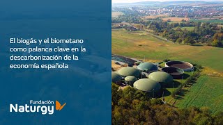 El biogás y el biometano como palanca clave en la descarbonización de la economía española [upl. by Kopans]