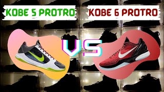 There Can Only Be One Kobe 6 Protro vs Kobe 5 Protro [upl. by Jotham657]