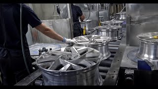 ¿Cómo Se Fabrican Los Rines De Aluminio Proceso En Fábrica [upl. by Coco364]