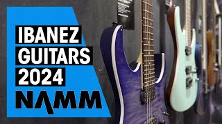 New Ibanez Guitars  NAMM 24 [upl. by Currie]