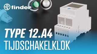 Finder 12A4 Tijdschakelklok  Aansluiten amp Instellen [upl. by Manfred491]