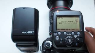 How to trigger your camera using the Canon 600EX RT and ST E3 [upl. by Elyrpa835]