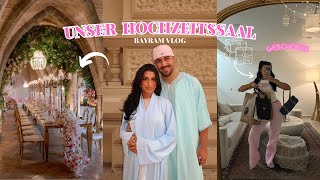 WIR HABEN ENDLICH UNSEREN HOCHZEITSSAAL 💍👰🏽  BAYRAM VLOG  Sara amp Dolunay [upl. by Edijabab]