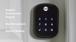 The Yale  LiftMaster Smart Lock Secures Your Garage Access Door [upl. by Readus]