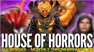 House of Horrors  All BossesThronebreaker Event Quest  Scream  Jack oLantern  Oct 2024 [upl. by Paehpos732]