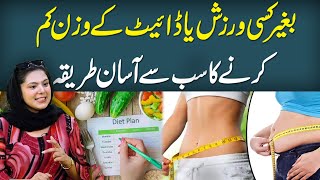 How To Lose Weight in a Month  Effective Weight Loss Tips  Warda Sikander  Health Matters Podcast [upl. by Otir]