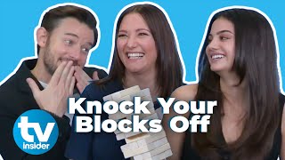 The stars of THE WAY HOME play KNOCK YOUR BLOCKS OFF and share onset memories amp more  TV Insider [upl. by Velleman]