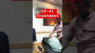 L5s1 treatment shortsfeed backpainrelief chiropratic trending [upl. by Eyaj]