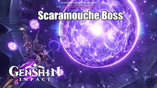 Scaramouche Boss Fight All 3 Phases  Genshin Impact [upl. by Kurt]