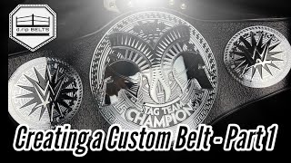 HOW TO RELEATHER A WWE REPLICA BELT  PART 1 [upl. by Kial]