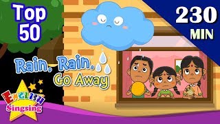 Rain Rain Go Away  More Weather Songs  Top 50 Nursery Rhymes with lyrics  English kids video [upl. by Ggerk608]