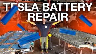 Tesla Battery RepairReplacementMaximum Battery Charge Level ReducedBMSU029BMSU018BMSW164 [upl. by Annaj]