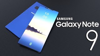 Samsung Galaxy Note 9 Concept Introduction Specifications with 95 screen to body ratio [upl. by Neysa]