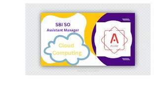 Ep01 Cloud Computing  SBI SO  Assistant Manager sbi sbipo sbiso cloudcomputing [upl. by Roma]