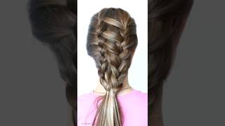 Braided hairstyle ✨️ 😍 hairstyles hairinspo hairinspiration [upl. by Kristianson129]