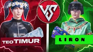 N1 uzb TeoTimur VS N1 russ Liron  1 oyin tdm teotimur liron pubgmobile [upl. by Eatnoled]