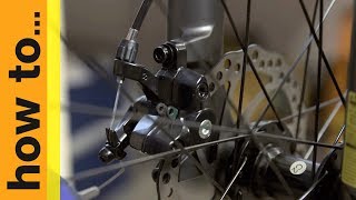 How To Adjust Mechanical Disc Brakes  Halfords UK [upl. by Nella622]