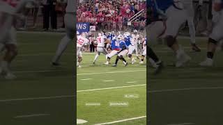 Zane Wooldright reels in pass from Logan Mitchell Leander vs Lake Belton [upl. by Odracer]