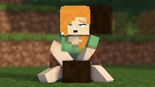 Steve Caught Alex Steve Bites Alex Steve Im Stuck  Minecraft Mix Animation 5 [upl. by Lehsar871]