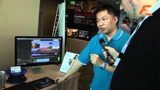 Dual Thunderbolt stress test demo on single Gigabyte motherboard  Computex 2012 [upl. by Aileon]