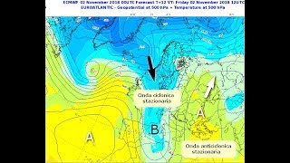 Tendenza METEO fino al 10 novembre 2018 [upl. by Siuqcram]