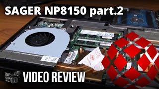 Sager NP8150 Video Review Part 2 of 2 by XOTIC PC [upl. by Whipple]