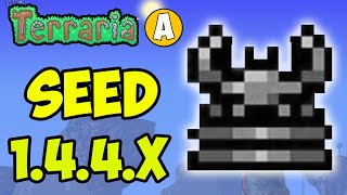 Terraria how to get CRAB STATUE NEW SEED 1449  Terraria 1449 Crab Statue [upl. by Euqenimod514]