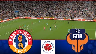 East Bengal FC vs FC Goa  ISL 202425  eFootball Match [upl. by Desirae]