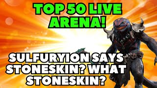 Sulfuryion Shutting Down Stoneskin In Live Arena [upl. by Recha]