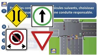 Examen théorique saaq Québec 2024  code de la Sécurité routière saaq canada test Quebec 4 [upl. by Hausner]