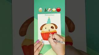 Diy Christmas card for school christmas emojiart art emojimix drawing emojmix christmascards [upl. by Jemine]