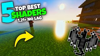 TOP 5  Best MCPE 121 Shaders  New Realistic Shaders NO LAG [upl. by Enyehc]