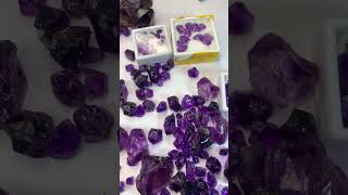 Show Case of Amethyst Crystals and Natron Gemstones live stream crystalstone gemsstone [upl. by Sulienroc]