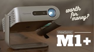 ViewSonic M1 Portable LED Projector  Auto Keystone WiFi Bluetooth [upl. by Llerahc672]