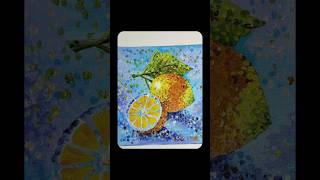 Pointillism painting pointillism painting shorts diy [upl. by Adyan]