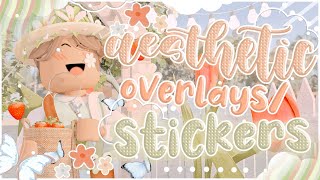 FREE Aesthetic OverlaysStickers Download Links 🍡 [upl. by Emlynn525]