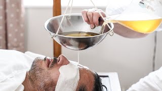 Relax Your Mind  Shirodhara in Ayurveda  Panchakarma Treatment ASMR [upl. by Thursby]