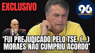 Bolsonaro afirma que foi prejudicado e revela que Moraes não cumpriu acordo [upl. by Airres]