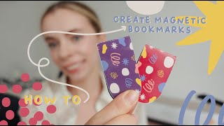 How to Make DIY Magnetic Bookmarks  Beginner Friendly Cricut Tutorial  FREE PATTERN INCLUDED [upl. by Oznohpla230]