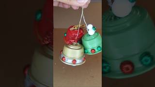 Deco noel fait maison facile 🌲 shorts diy homemade christmas decoration recycling reuse [upl. by Aneelad488]