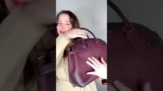 An instant classic The Coach Soft Empire Carryall Bag 40 in Merlot 🍷🍒coachbag fallfashion [upl. by Bicknell]