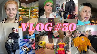 VLOG 30 Haar blonderen Veel pakketjes amp Vintage shoppen [upl. by Josselyn]