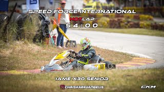 SPEED FORCE INTERNATIONAL SFI HOTLAP 5400 IAME X30 SENIOR [upl. by Cass]