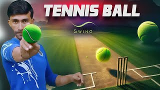 How to Swing Tennis Ball In Air  Cricket Fans Channel [upl. by Ahsael685]