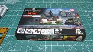 Italeri 135 World of Tanks Diorama Set 36505 Model Kit Review [upl. by Ganny654]