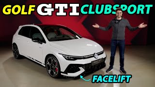 VW Golf GTI Clubsport facelift first REVIEW  almost a Golf R now [upl. by Dlanod]