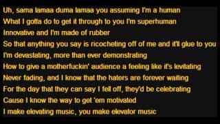 RAP GOD FAST PART Lyrics [upl. by Popper]