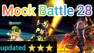 Mock Battle 28 Updated  Summoners War [upl. by Petersen]